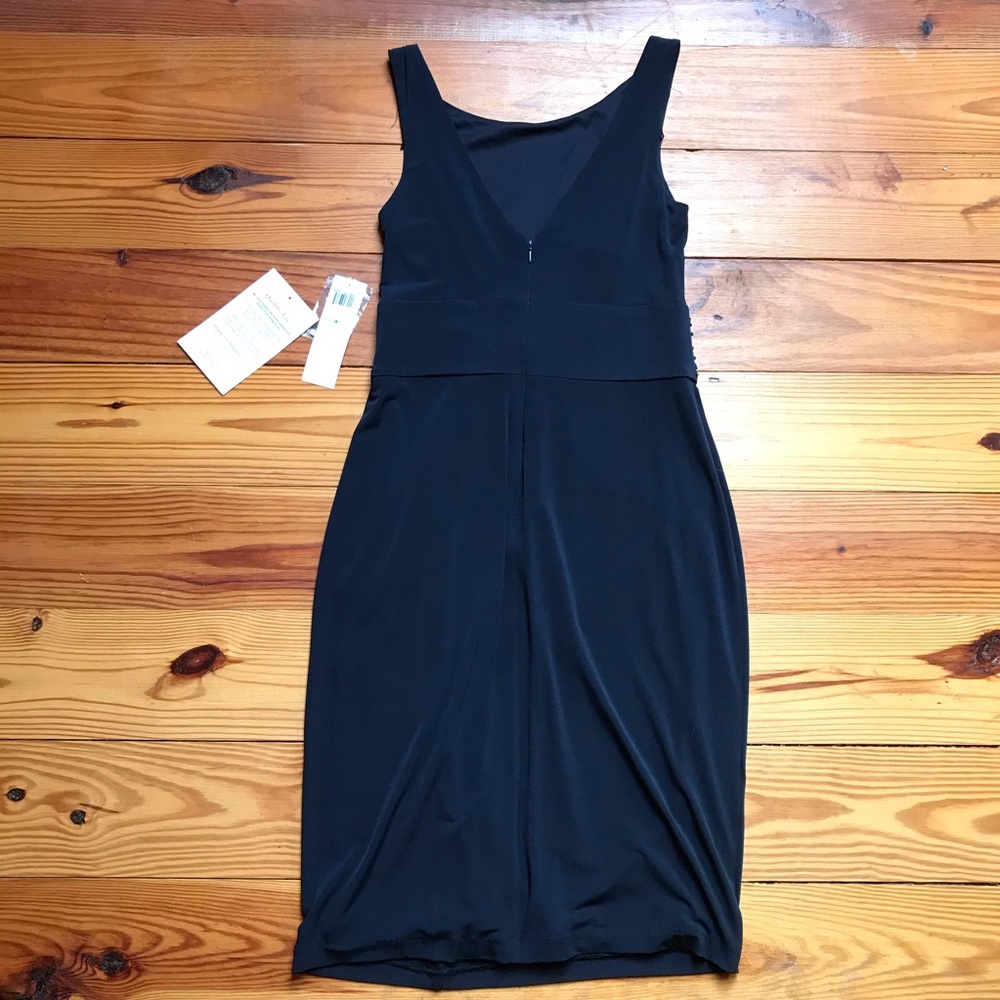 Maggy London Black Beaded Cocktail Dress, NWT, 4 - Picture 9 of 13